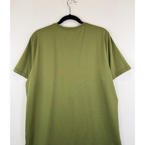 On Running Mens Shirt Green Core T Swiss Engineering Short Sleeve Stretch Large - Picture 10 of 12